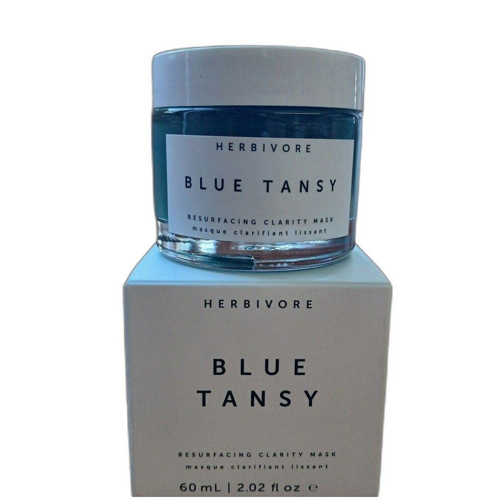 Herbivore Blue Tansy Resurfacing Mask 2oz AHA BHA Pore Minimizing Acne Glow New
